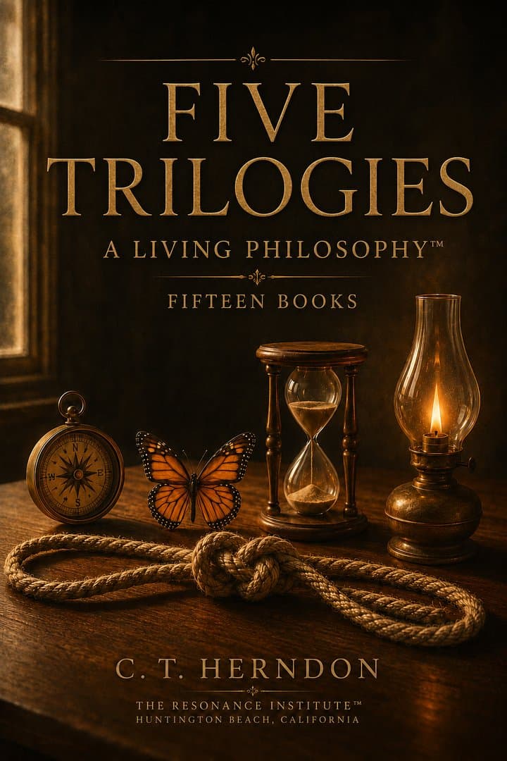 Five Trilogies, A Living Philosophy, Fifteen Books